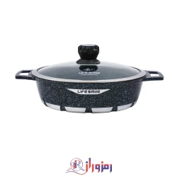 ماهیتابه دو دسته گرانیت لایف اسمایل مدل FLCMSHR40